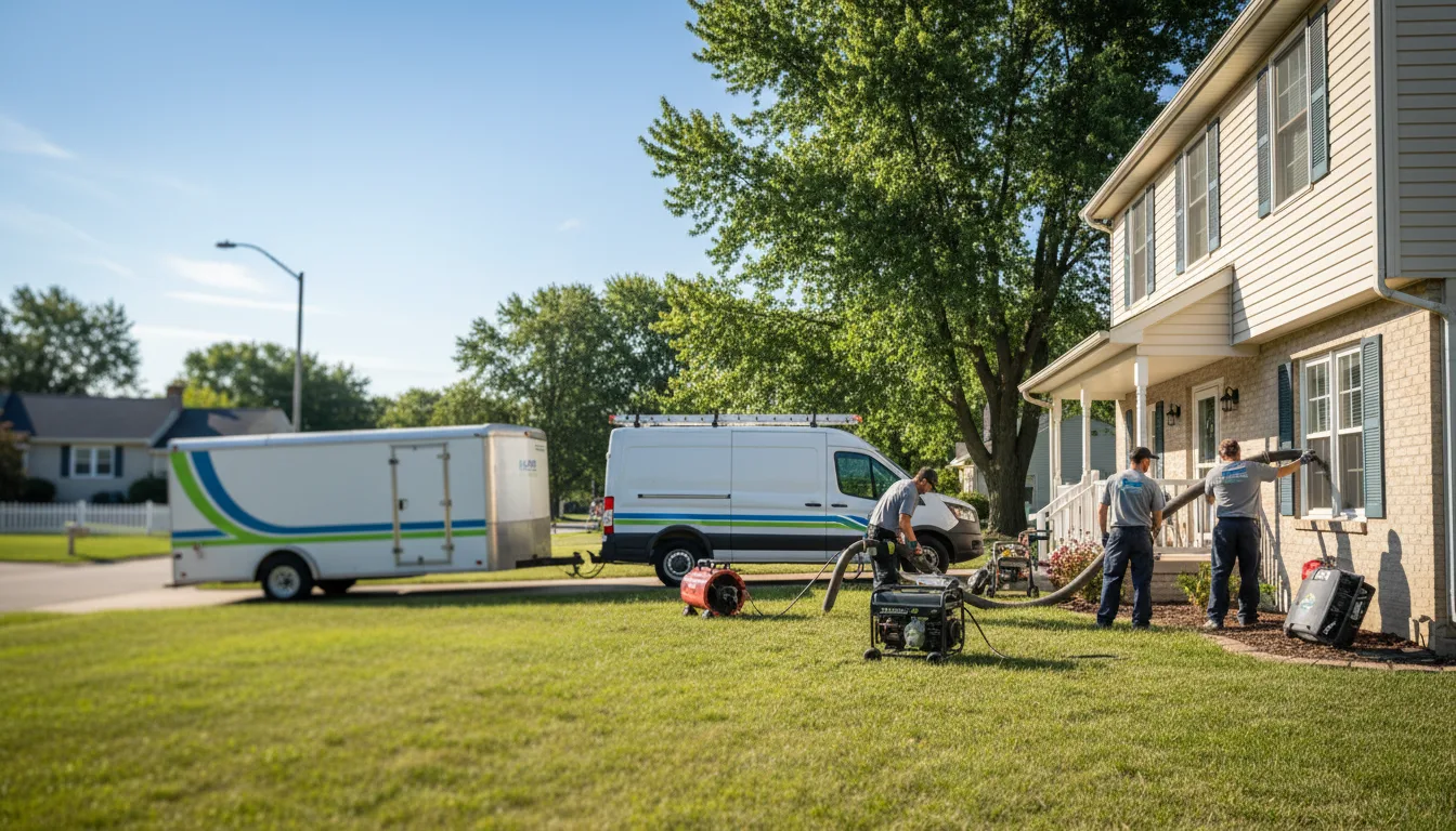 Flooded Basement Restoration And Cleanup With Repair in Tuscola, IL near me